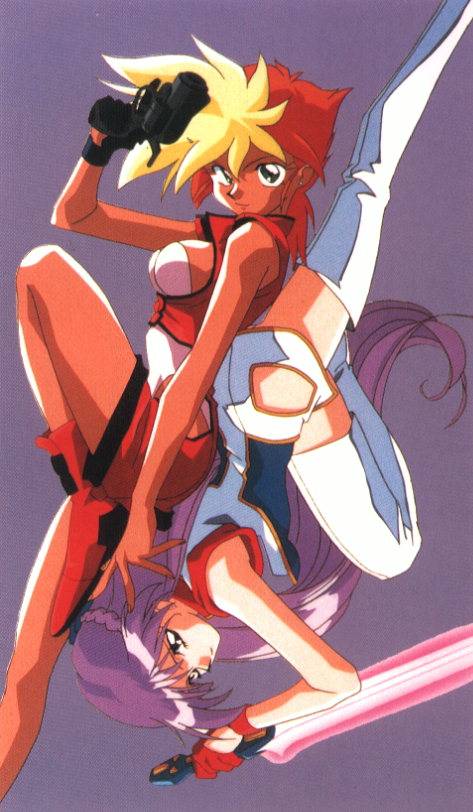 kei and yuri (dirty pair and 1 more) drawn by kimura_takahiro