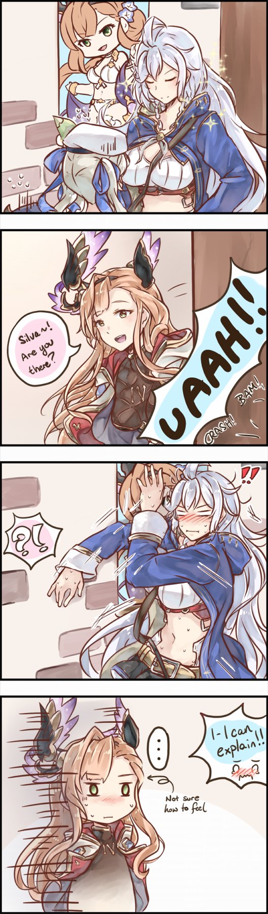 silva, tweyen, camieux, and cucouroux (granblue fantasy) drawn by limitless_skye