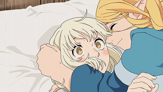 marcille donato and falin touden (dungeon meshi) drawn by marywhitney