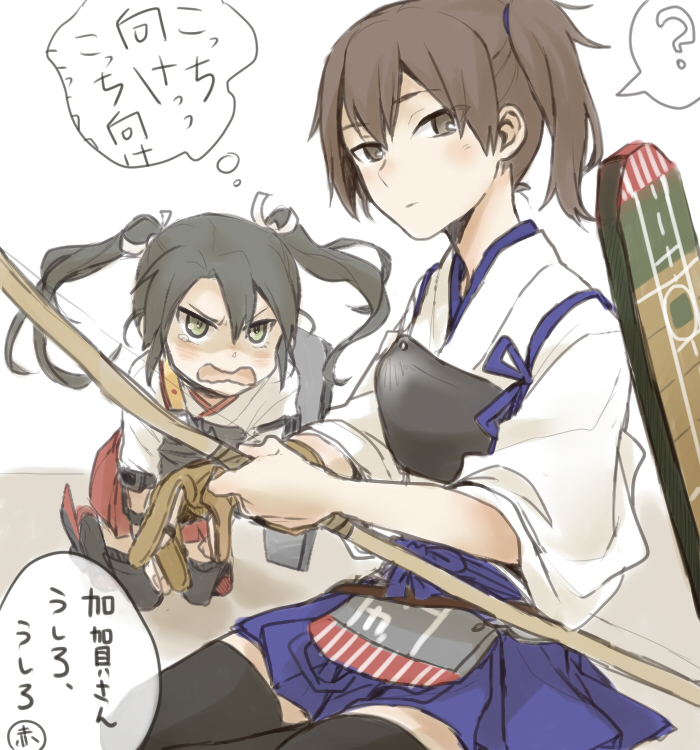 kaga and zuikaku (kantai collection) drawn by ree_(re-19)