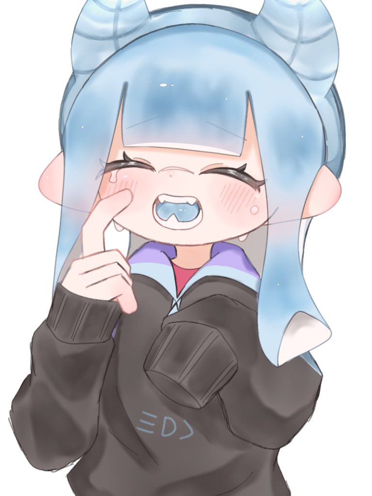 inkling player character and inkling girl (splatoon) drawn by vk92004
