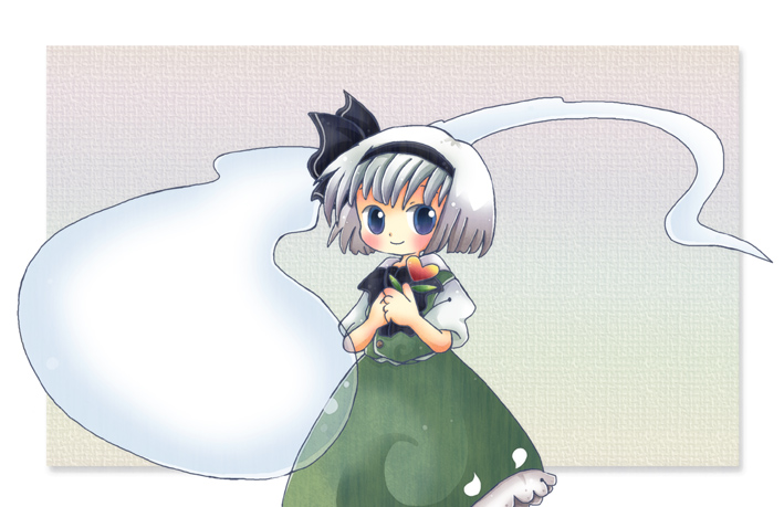 konpaku youmu (touhou) drawn by orange_lore