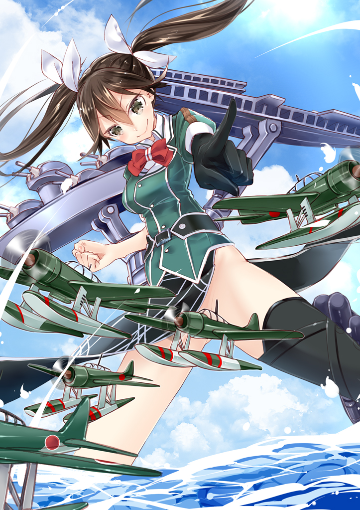 tone and tone kai ni (kantai collection) drawn by 218
