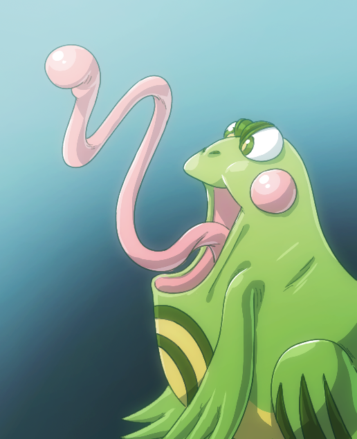 politoed (pokemon and 1 more) drawn by 3dbear