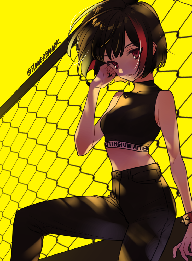 mitake ran (bang dream!) drawn by hana_shiori