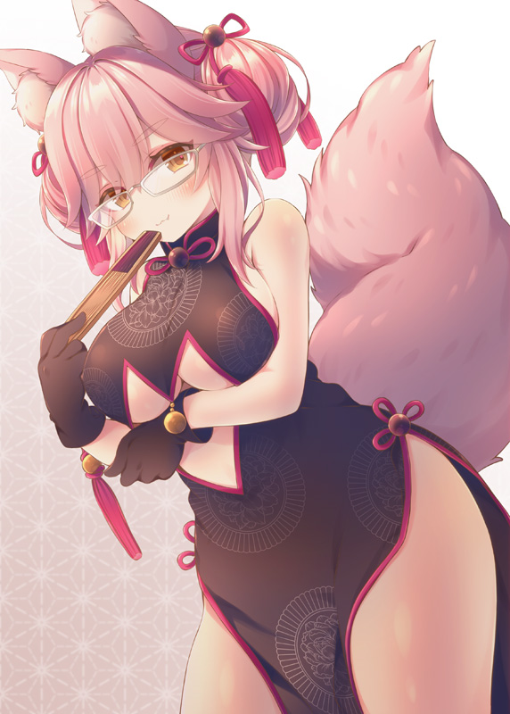 tamamo and koyanskaya (fate and 1 more) drawn by anju_(mocomocousagi)