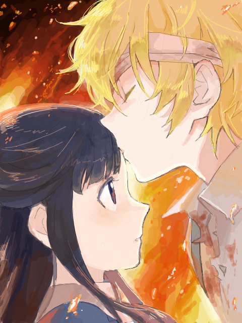 aya drevis and robin (mad father) drawn by indesign