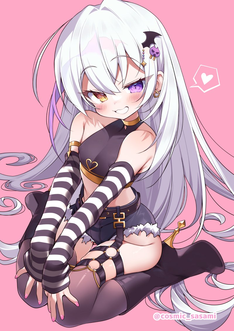 mefelis hex (indie virtual youtuber) drawn by msp_sammy