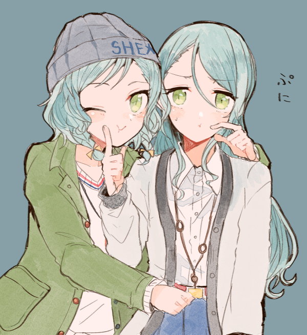 hikawa sayo and hikawa hina (bang dream!) drawn by itomugi-kun