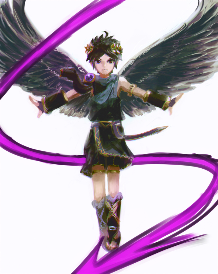 dark pit (kid icarus and 1 more) drawn by byte_(grunty-hag1)