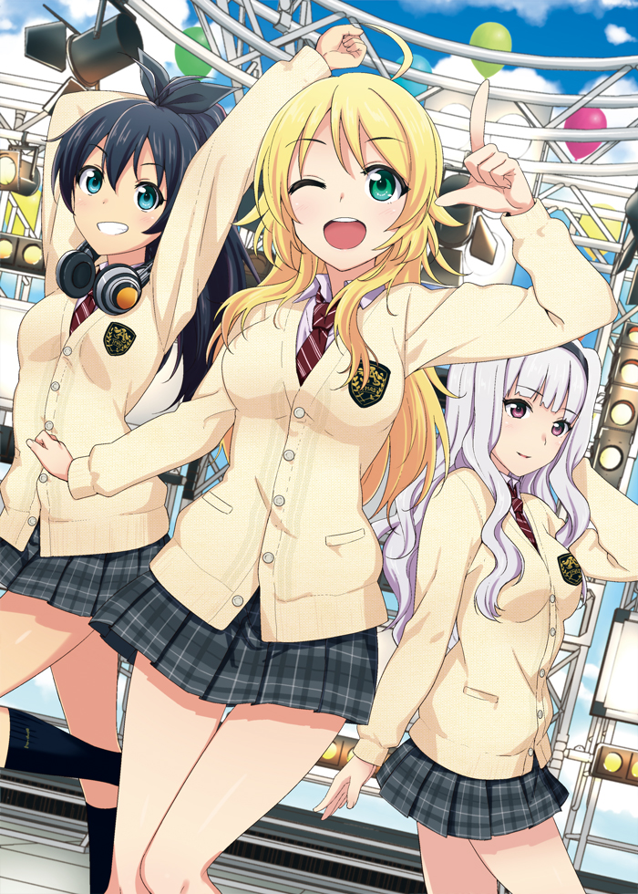 hoshii miki, shijou takane, and ganaha hibiki (idolmaster and 1 more) drawn by tokita_arumi