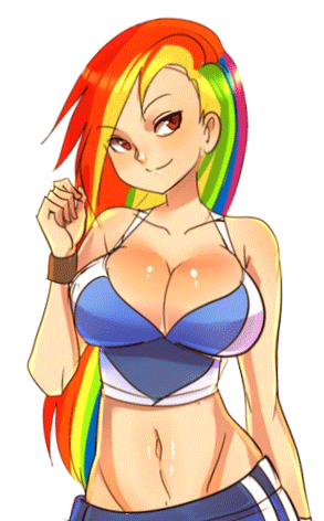 rainbow dash (my little pony and 1 more) drawn by maniacpaint