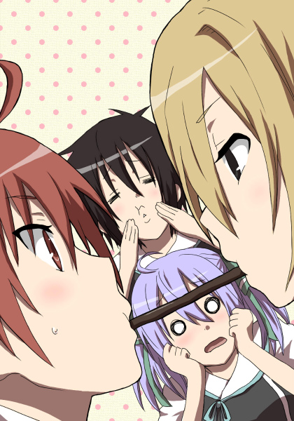 tachibana isana, fujiwara yumeji, kirishima saki, and akiyanagi takateru (yumekui merry) drawn by pitsuuta