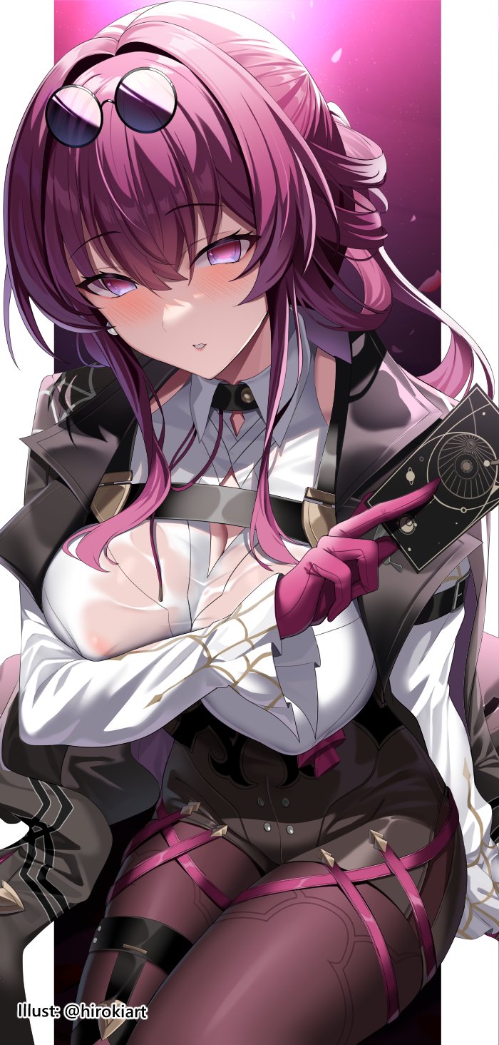 kafka (honkai and 1 more) drawn by hiroki_(hirokiart)