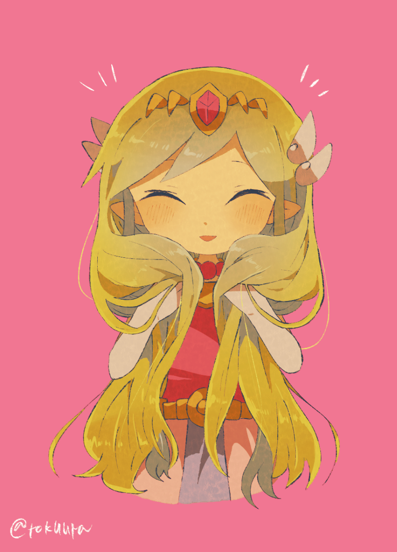 princess zelda and toon zelda (the legend of zelda and 2 more) drawn by tokuura