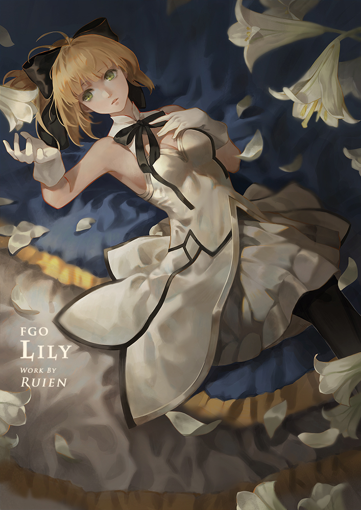 artoria pendragon and saber lily (fate and 2 more) drawn by ruien_(wu_jui-en)