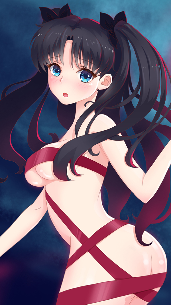 tohsaka rin (fate and 1 more) drawn by zdl_xiaobai