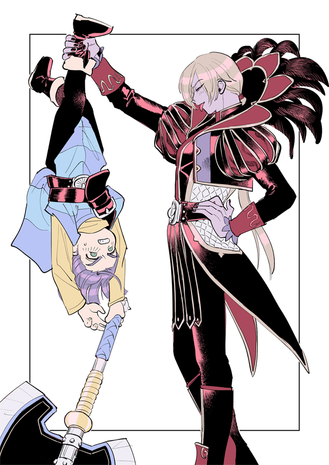 greig and homeros (dragon quest and 1 more) drawn by poppoqo