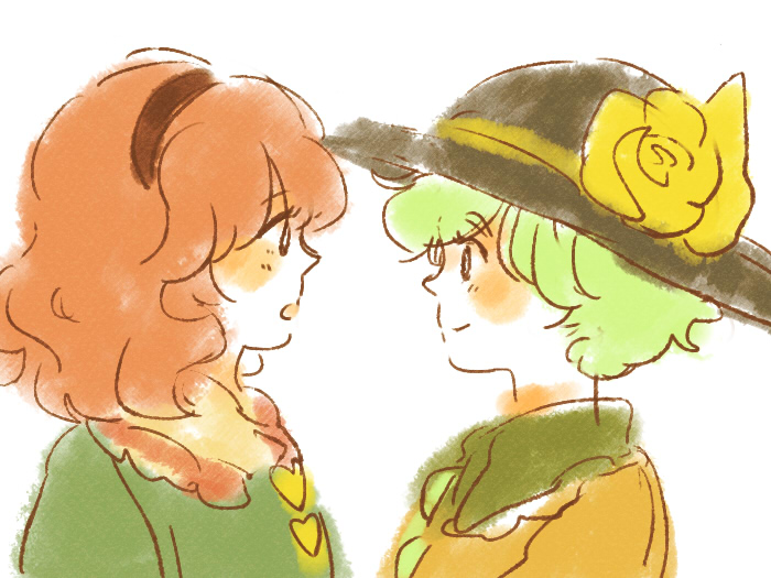 komeiji koishi and komeiji satori (touhou) drawn by meeko