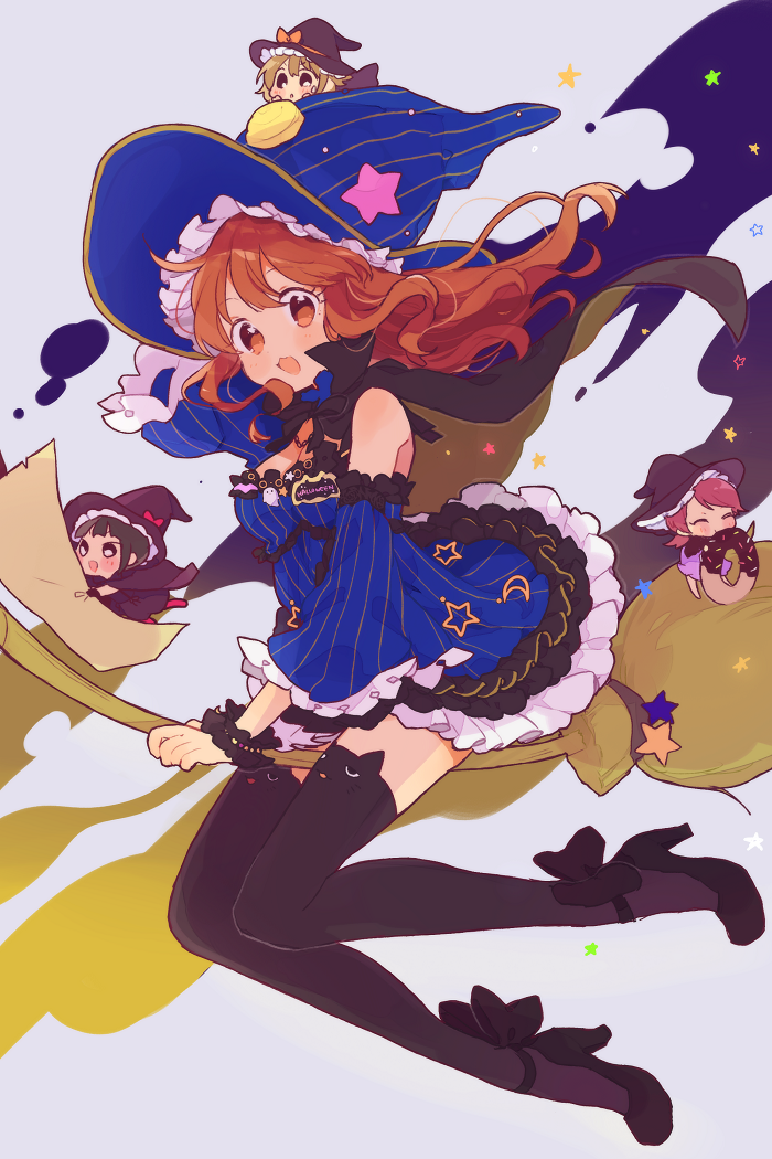 moroboshi kirari, mimura kanako, hamaguchi ayame, and shiina noriko (idolmaster and 1 more) drawn by ka_bu0201