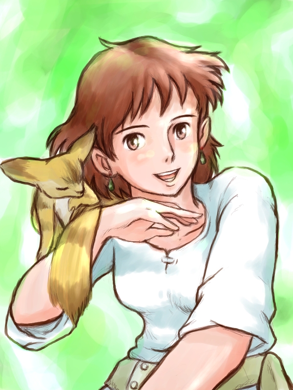 nausicaa and teto (studio ghibli and 1 more)