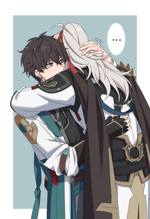 dan heng and jing yuan (honkai and 1 more) drawn by jiman