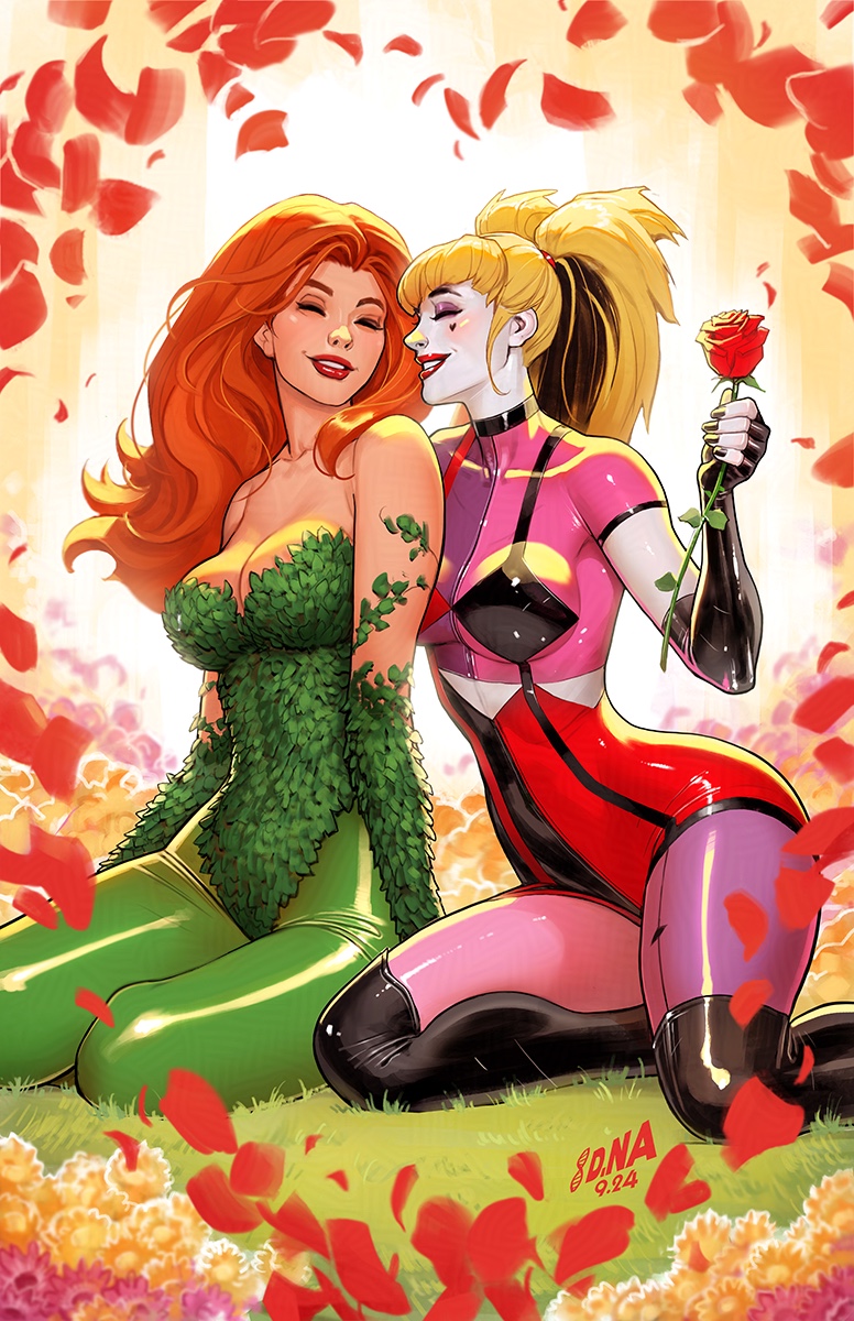 harley quinn and poison ivy (dc comics and 1 more) drawn by david_nakayama