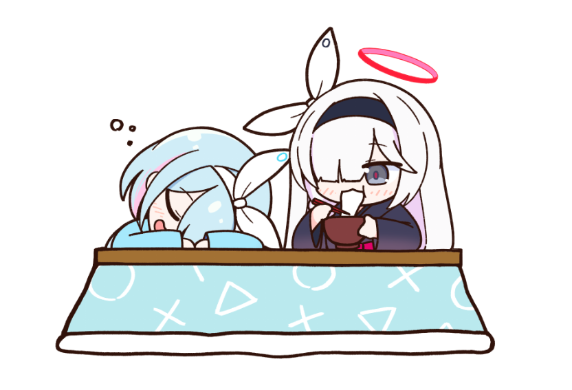 arona and plana (blue archive) drawn by achilles_(yosshyachillesd)