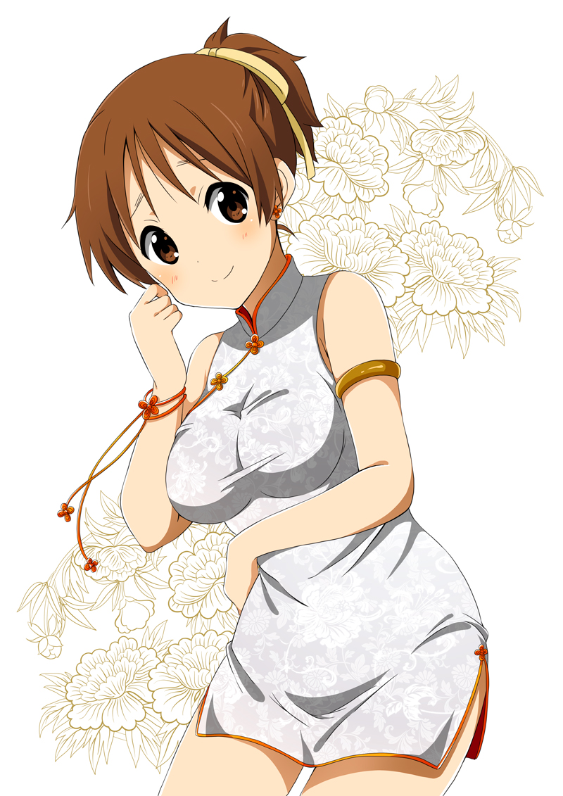 hirasawa ui (k-on!) drawn by ragho_no_erika