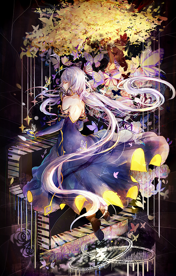 xingchen (vocaloid and 1 more) drawn by bai_qi-qsr