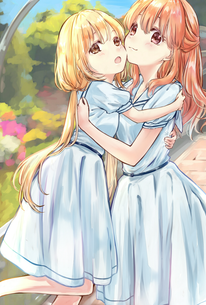 futaba anzu and moroboshi kirari (idolmaster and 1 more) drawn by aoba_yukichi