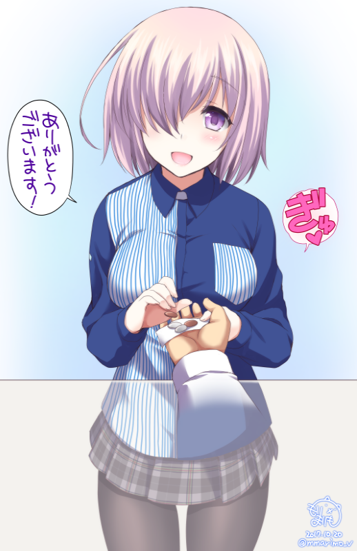 mash kyrielight (fate and 2 more) drawn by mori_marimo