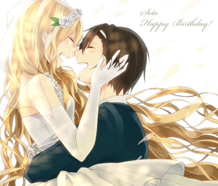 kozakura marry and seto kousuke (kagerou project) drawn by rara_(pql-amz)