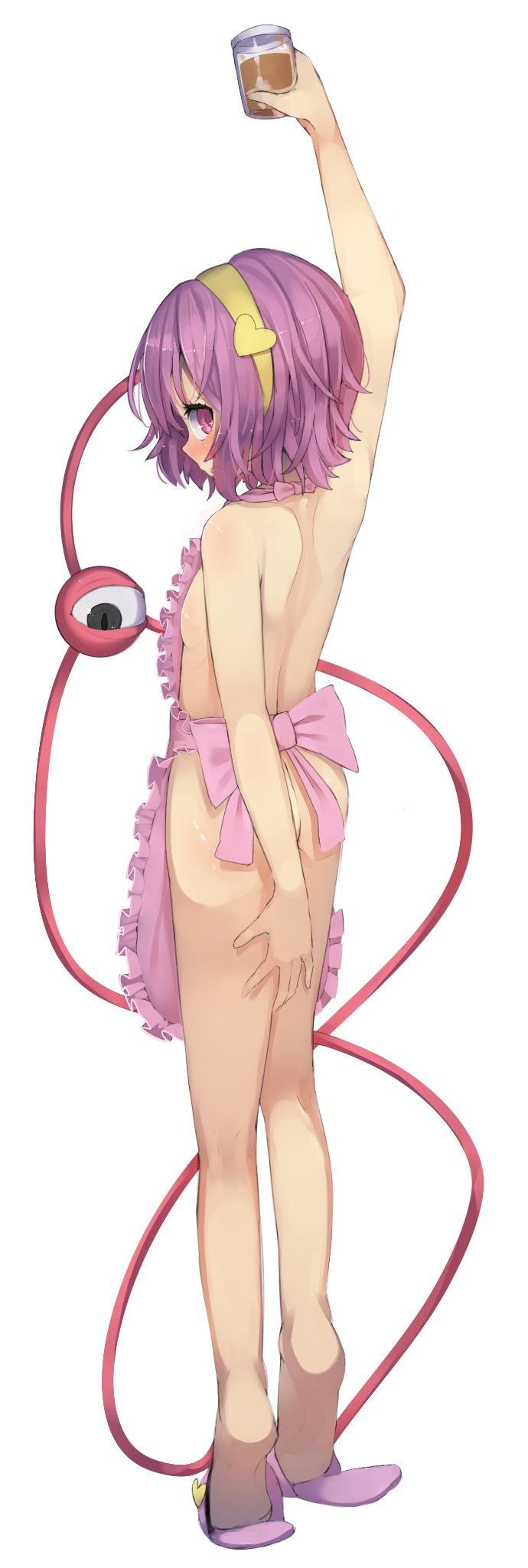 komeiji satori (touhou) drawn by oruka_(kamituki0827)