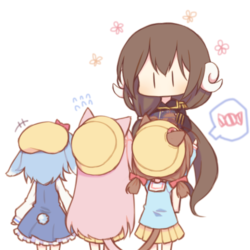kisaragi, mutsuki, mikasa, and minazuki (azur lane) drawn by sakurato_ototo_shizuku