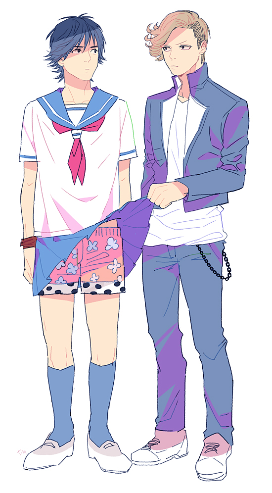 ankh and hino eiji (kamen rider and 1 more) drawn by funpjinju