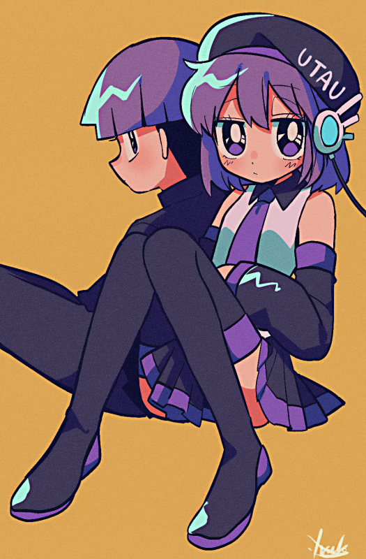 utane uta and defosuke (utau) drawn by yuusuke-kun
