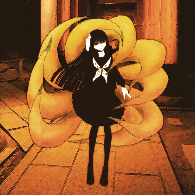 hagoromo gitsune (nurarihyon no mago) drawn by touko_(lamb_15)