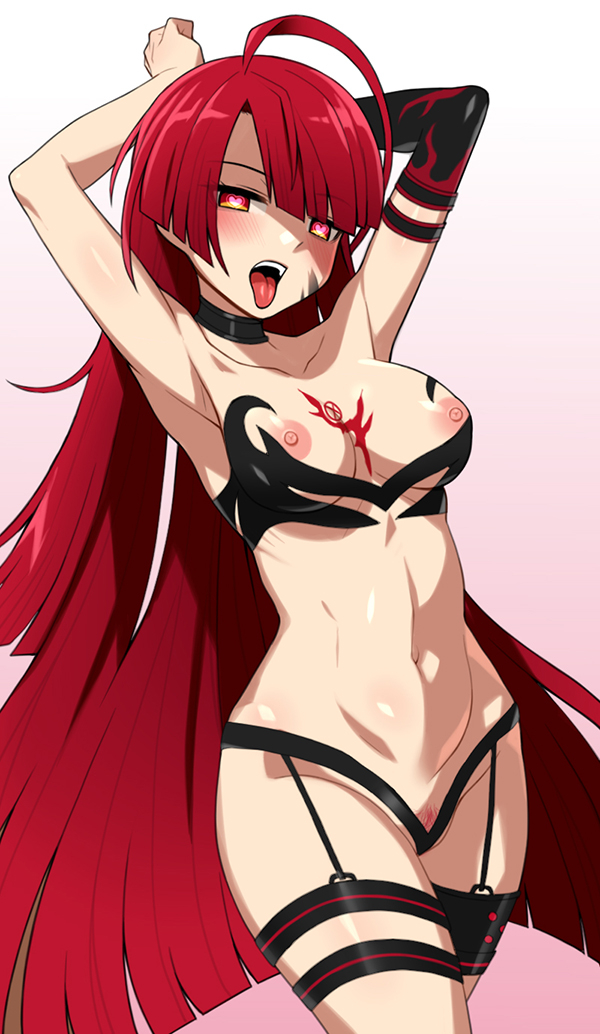 elesis and bloody queen (elsword) drawn by nt00
