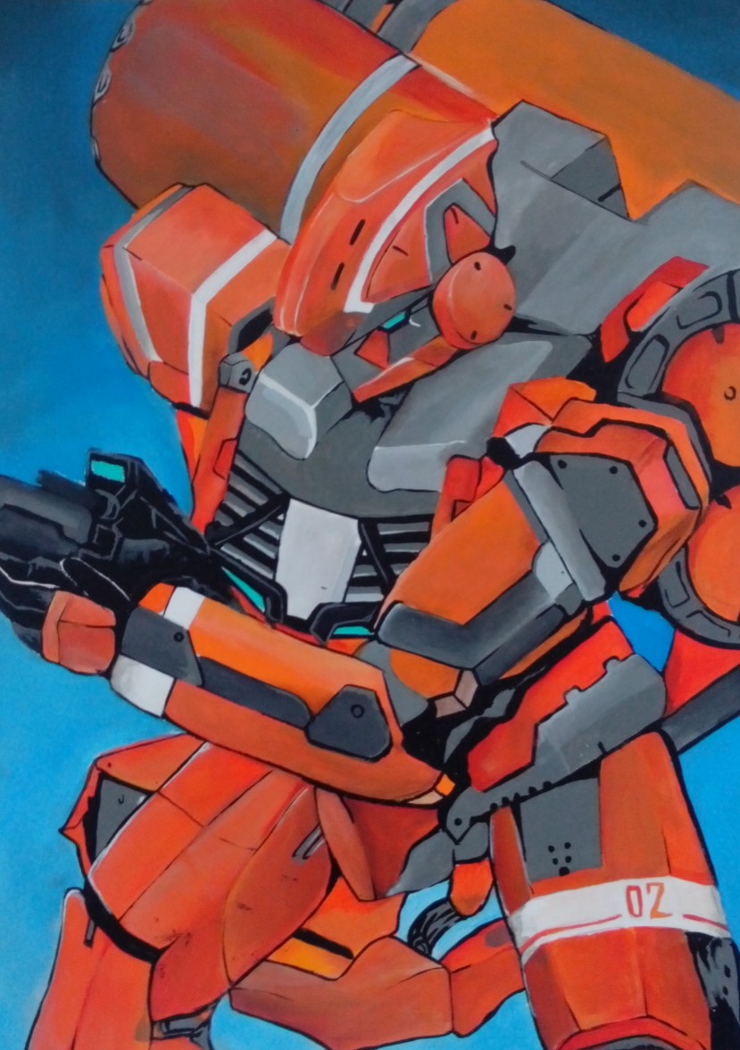 kg-6 sleipnir (aldnoah.zero) drawn by caline_tanco