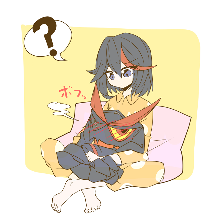 matoi ryuuko and senketsu (kill la kill) drawn by gareltuta