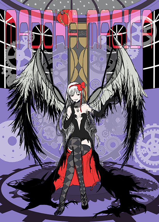 akemi homura and akuma homura (mahou shoujo madoka magica and 1 more) drawn by naka_nohito