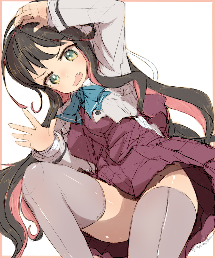 naganami and naganami kai ni (kantai collection) drawn by alchera