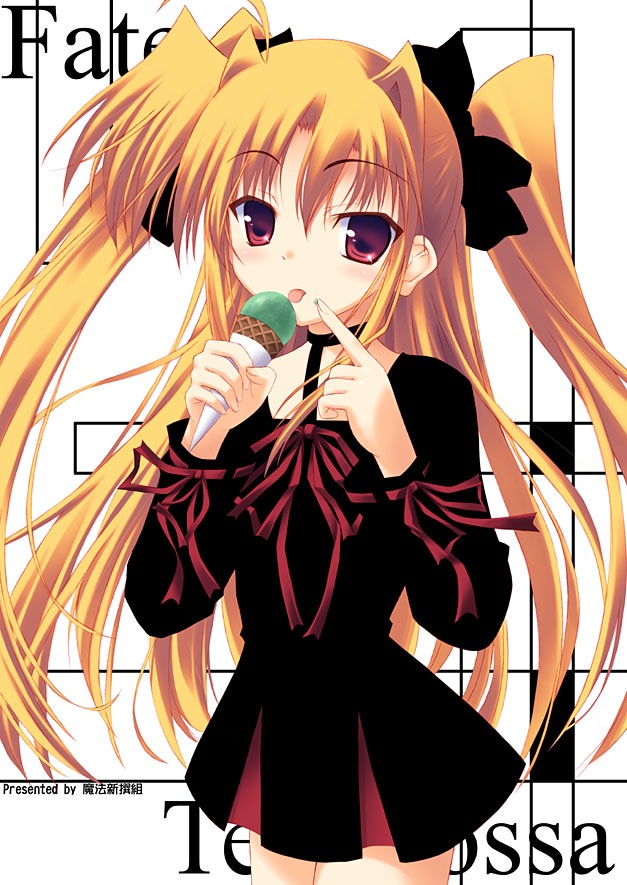 fate testarossa (lyrical nanoha and 1 more) drawn by kouzuki_hajime