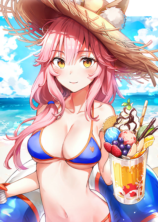 tamamo and tamamo no mae (fate and 1 more) drawn by rangu