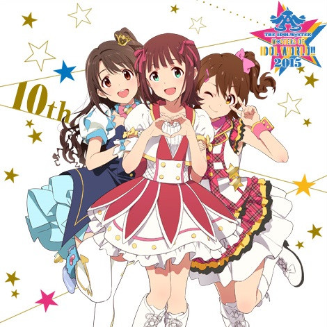 amami haruka, shimamura uzuki, and kasuga mirai (idolmaster and 2 more)