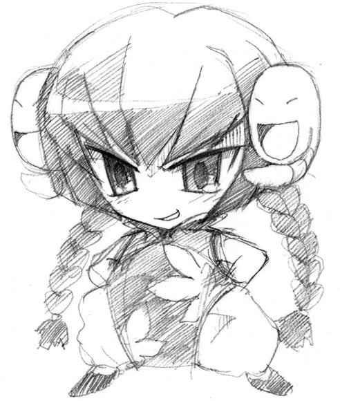 wang liu mei and guchuko (gundam and 2 more) drawn by gofu