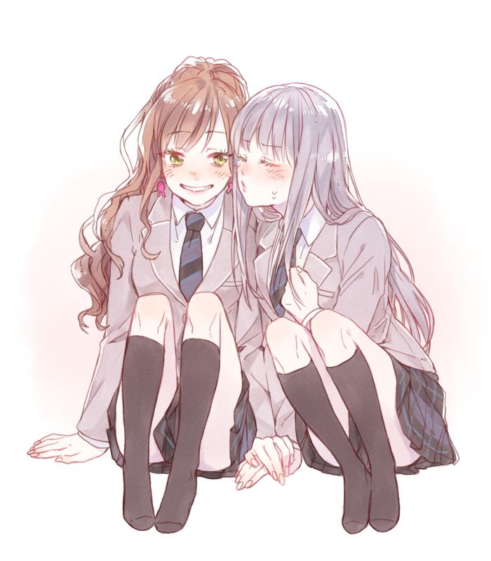 imai lisa and minato yukina (bang dream!) drawn by kamesuke_(turtle0124)