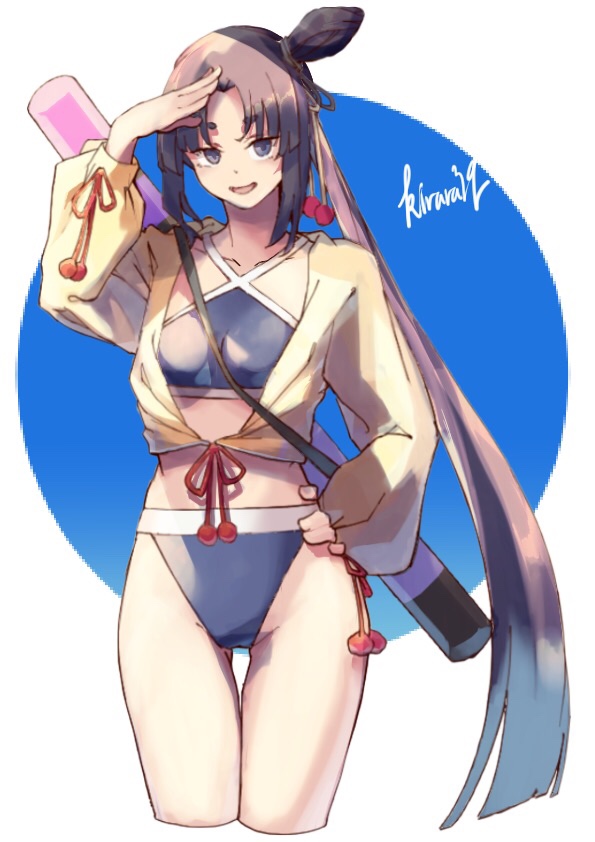 ushiwakamaru (fate and 1 more) drawn by xkirara39x