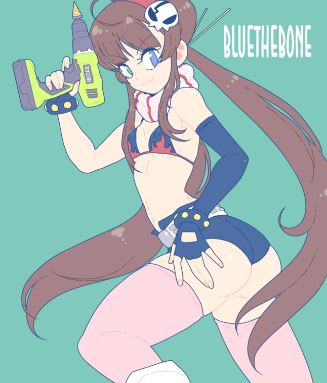 yoko littner and ryoubi (senran kagura and 1 more) drawn by bluethebone